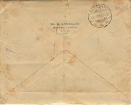 halaman Belakang Surat Muara Labuh tahun 1931