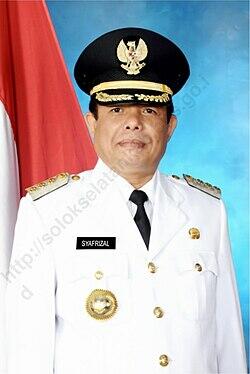 Bupati Solok Selatan Syafrizal Periode 20 Agustus 2005 20 Agustus 2010