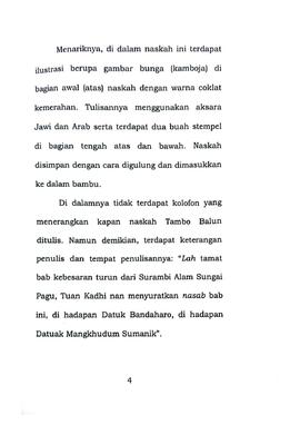 Khasanah Naskah Kuno Tambo Balun 5