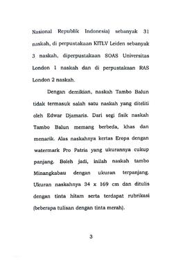 Khasanah Naskah Kuno Tambo Balun 4
