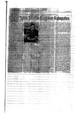 Proses Pembentukan Kabupaten solok selatan 70