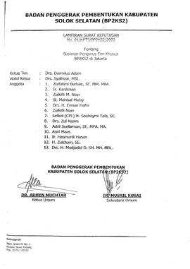 Proses Pembentukan Kabupaten solok selatan 19