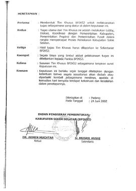 Proses Pembentukan Kabupaten solok selatan 15