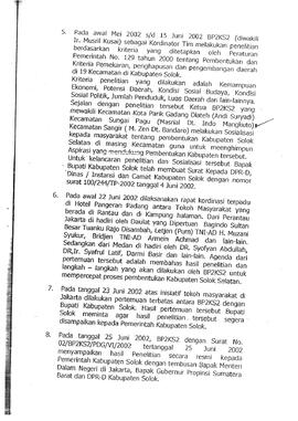 Proses Pembentukan Kabupaten solok selatan 7