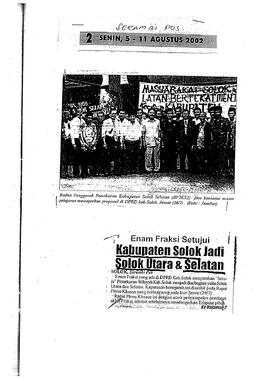 Proses Pembentukan Kabupaten solok selatan 63